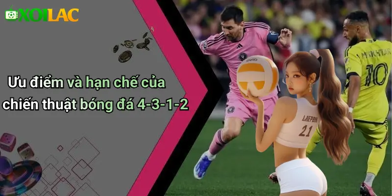 Ưu điểm và hạn chế của chiến thuật bóng đá 4-3-1-2