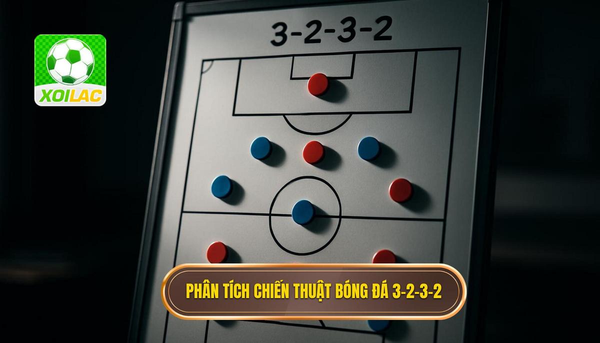Phân tích cấu trúc và vai trò vị trí trong Chiến thuật bóng đá 3-2-3-2