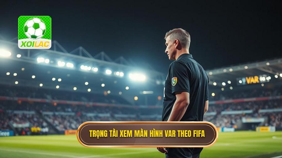 1. Trọng tài xem màn hình VAR theo FIFA