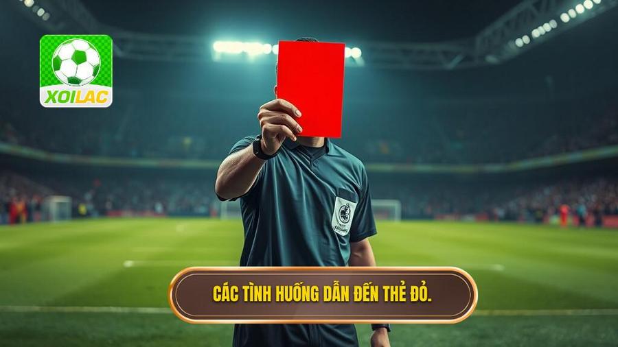 2. Các tình huống dẫn đến thẻ đỏ.