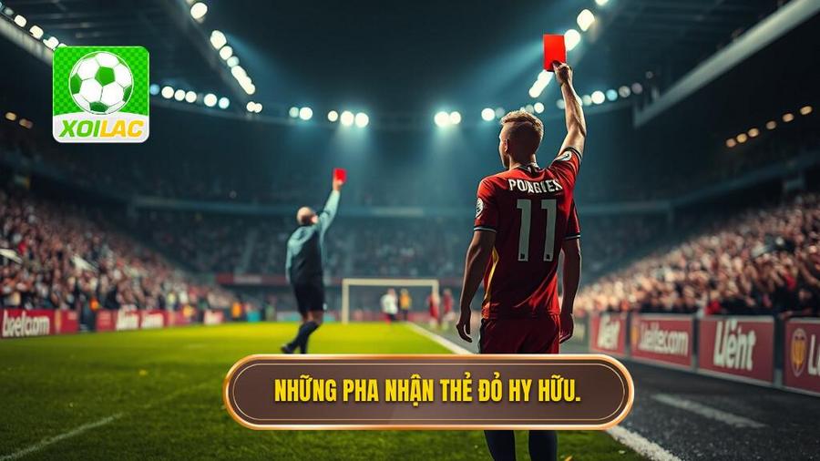 3. Những pha nhận thẻ đỏ hy hữu.