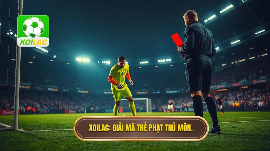 XOILAC_ Giải mã thẻ phạt thủ môn.