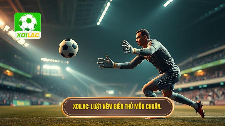 XOILAC_ Luật ném biên thủ môn chuẩn.