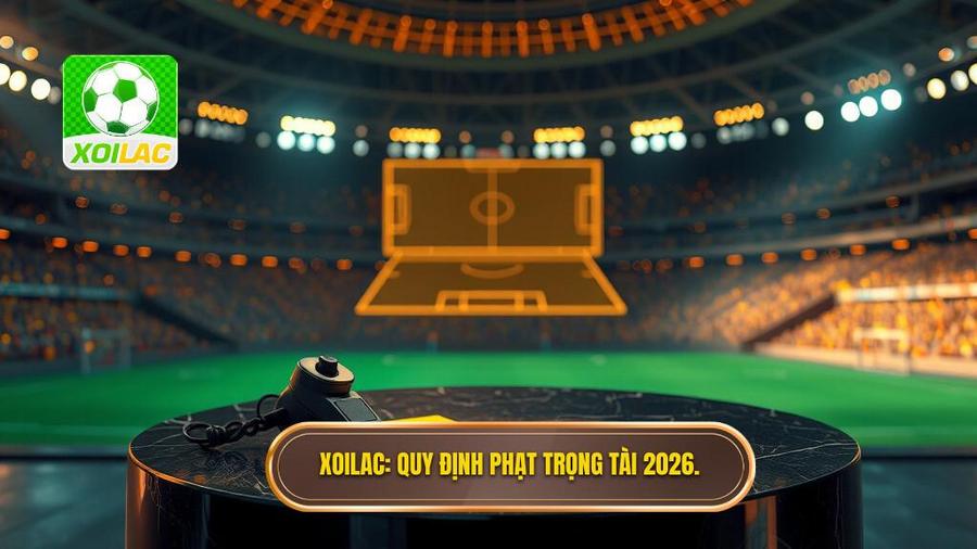 XOILAC_ Quy định phạt trọng tài 2026.