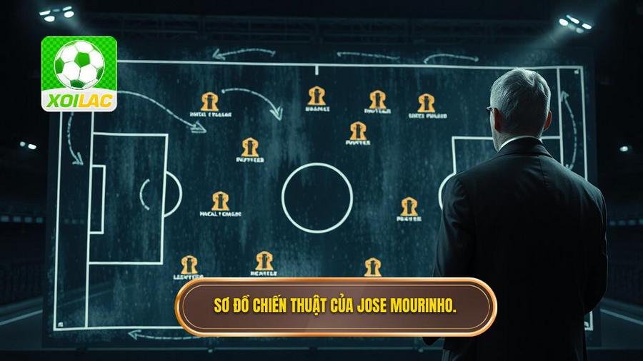 2. Các sơ đồ chiến thuật kinh điển của Jose Mourinho