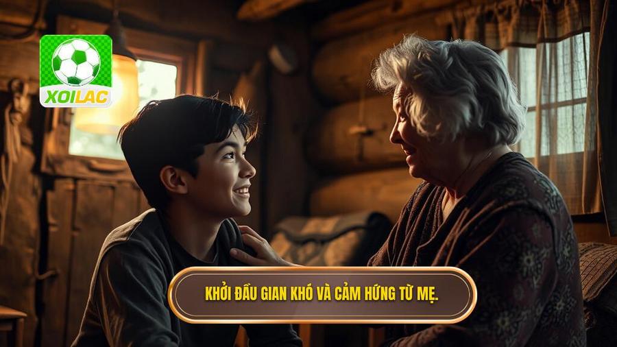 Khởi đầu gian khó và nguồn cảm hứng từ mẹ